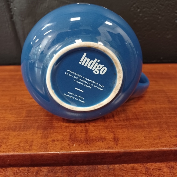 Vintage INDIGO Statement Coffee Mug Teacup Totally the Best Uncle Ever Blue Gold - Picture 6 of 9